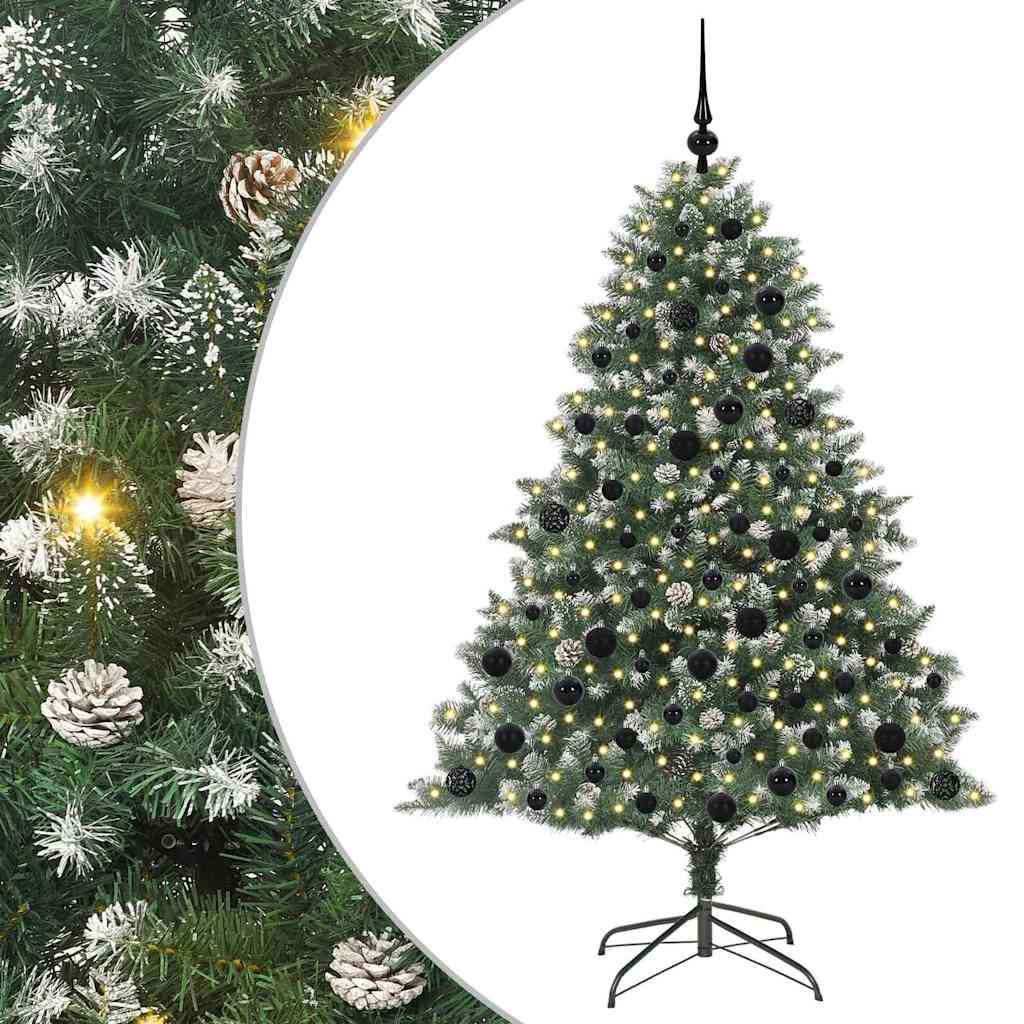 Artificial Christmas Tree with Stand Green 126 x 126 x 180 cm