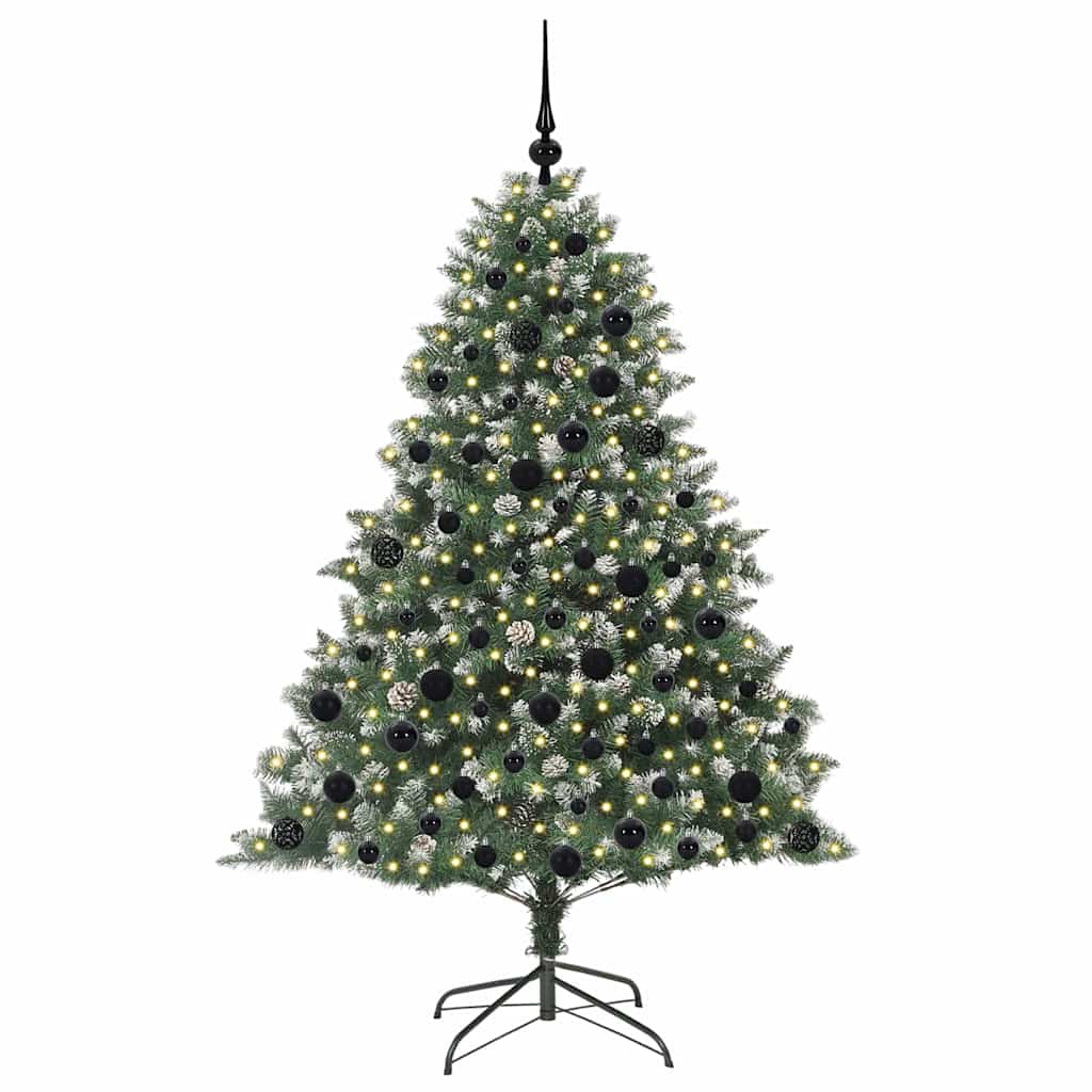 Artificial Christmas Tree with Stand Green 126 x 126 x 180 cm