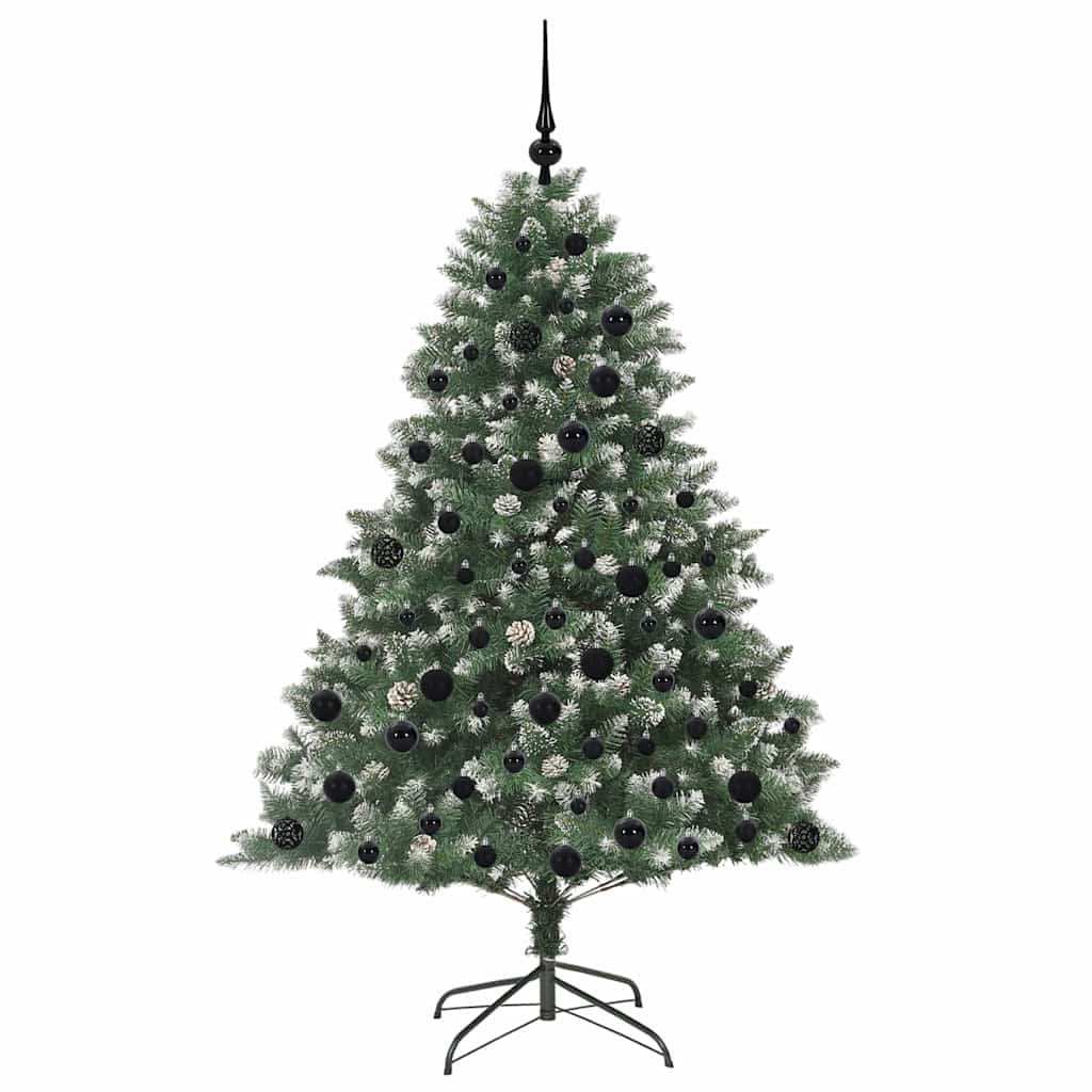 Artificial Christmas Tree with Stand Green 126 x 126 x 180 cm