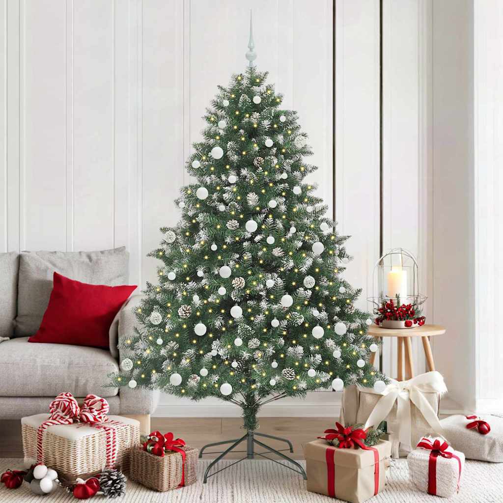 Artificial Christmas Tree with Stand Green 126 x 126 x 180 cm