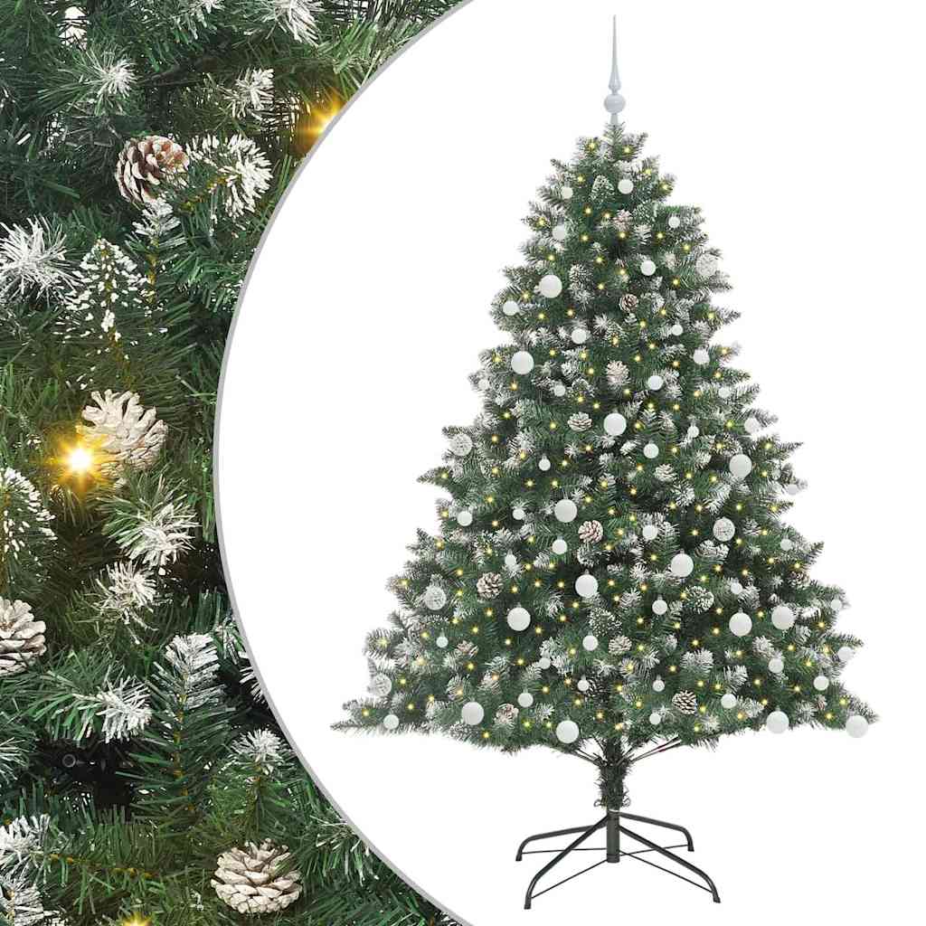 Artificial Christmas Tree with Stand Green 126 x 126 x 180 cm