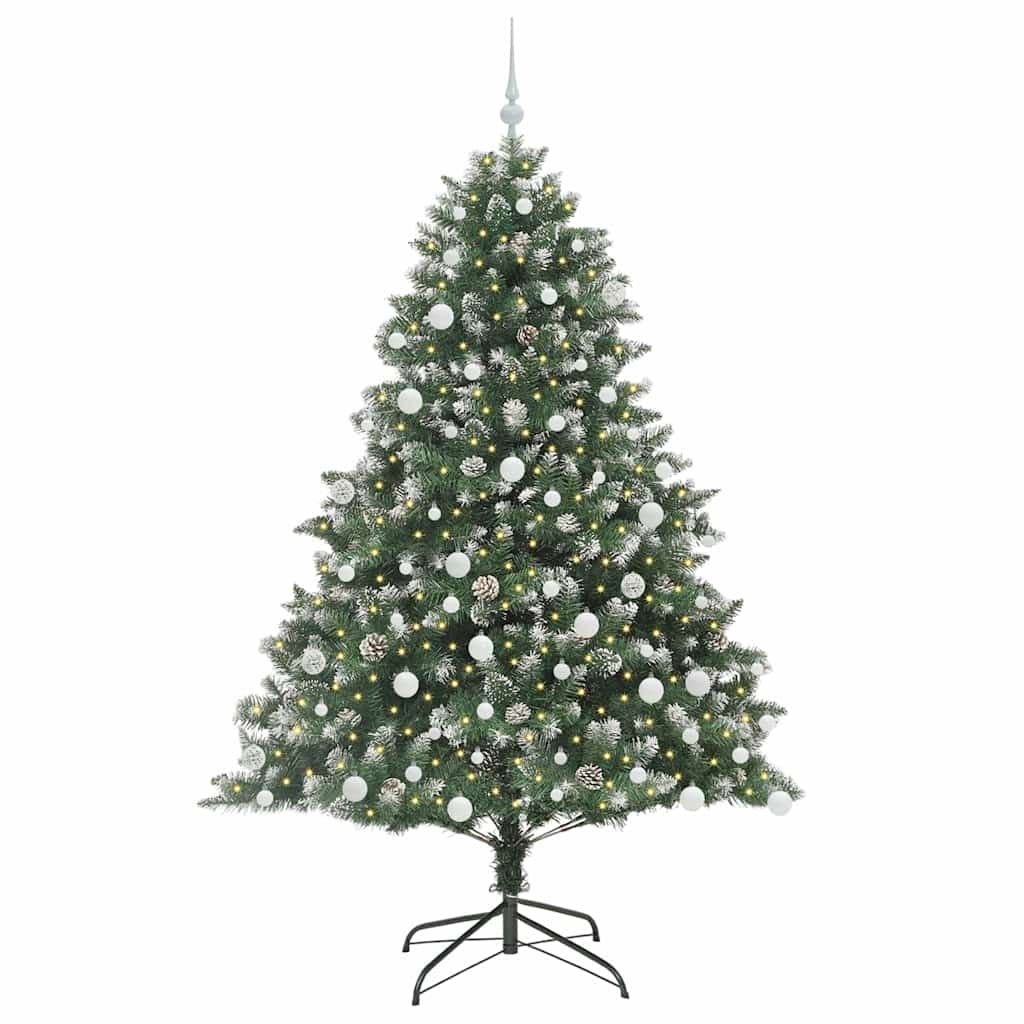 Artificial Christmas Tree with Stand Green 126 x 126 x 180 cm