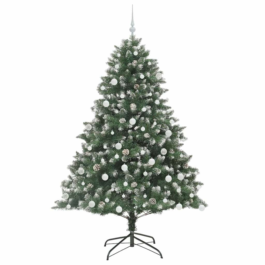 Artificial Christmas Tree with Stand Green 126 x 126 x 180 cm