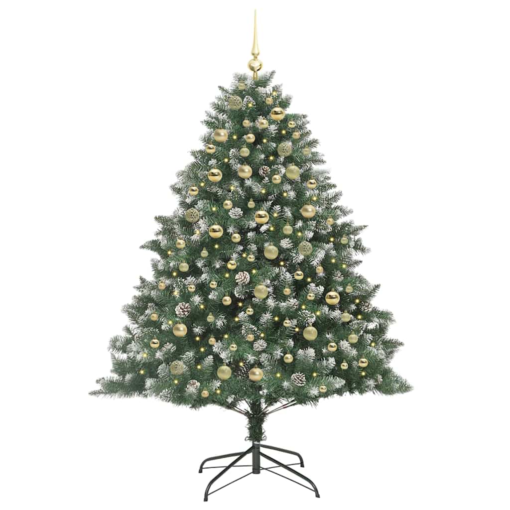 Artificial Christmas Tree with Stand Green 126 x 126 x 180 cm