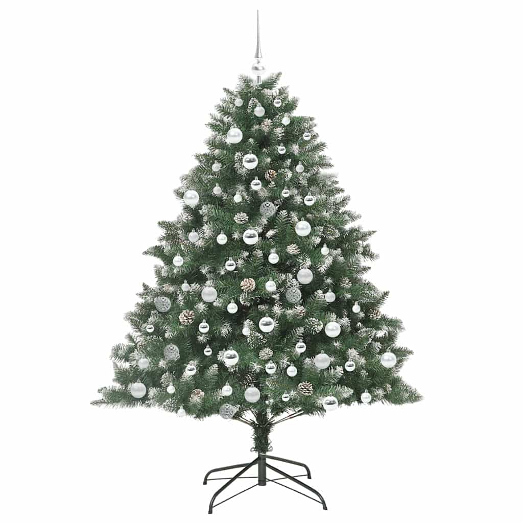 Artificial Christmas Tree with Stand Green 126 x 126 x 180 cm