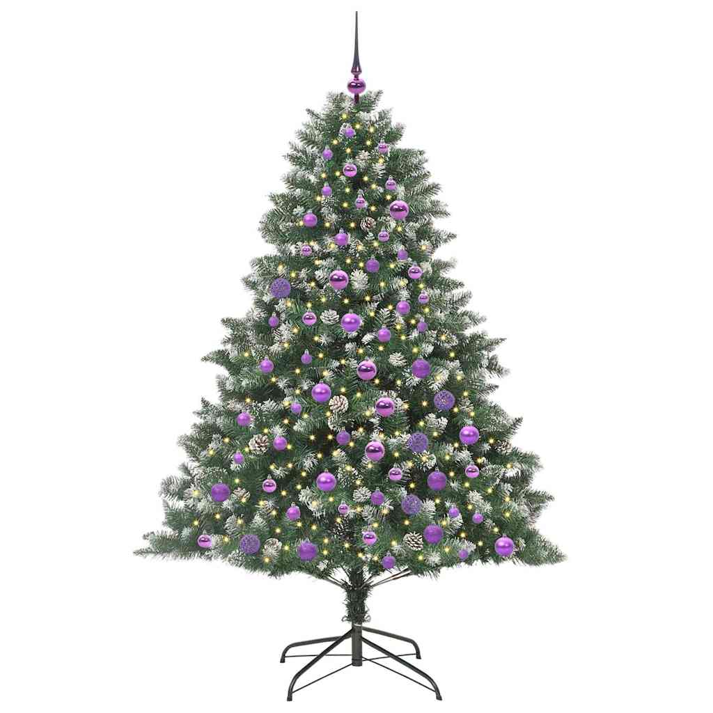 Artificial Christmas Tree with Stand Green 126 x 126 x 180 cm