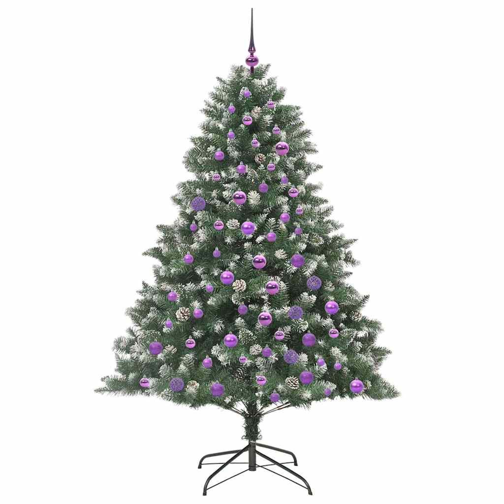 Artificial Christmas Tree with Stand Green 126 x 126 x 180 cm