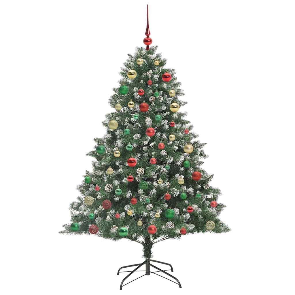 Artificial Christmas Tree with Stand Green 126 x 126 x 180 cm