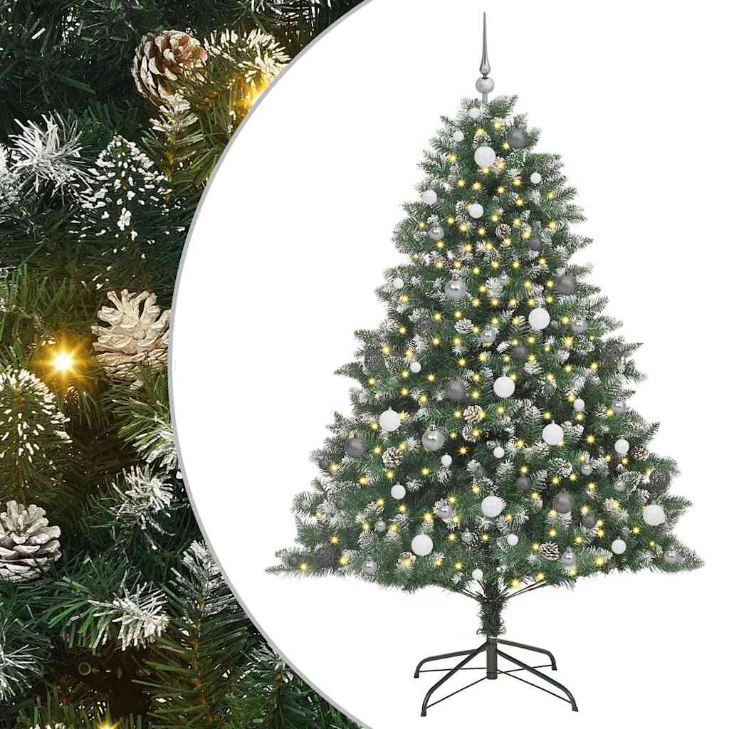 Artificial Christmas Tree with Stand Green 140 x 140 x 210 cm