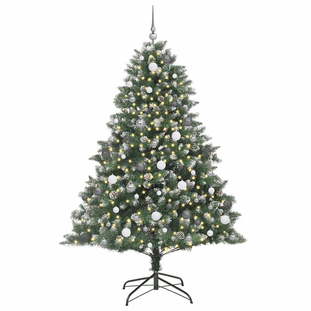 Artificial Christmas Tree with Stand Green 140 x 140 x 210 cm