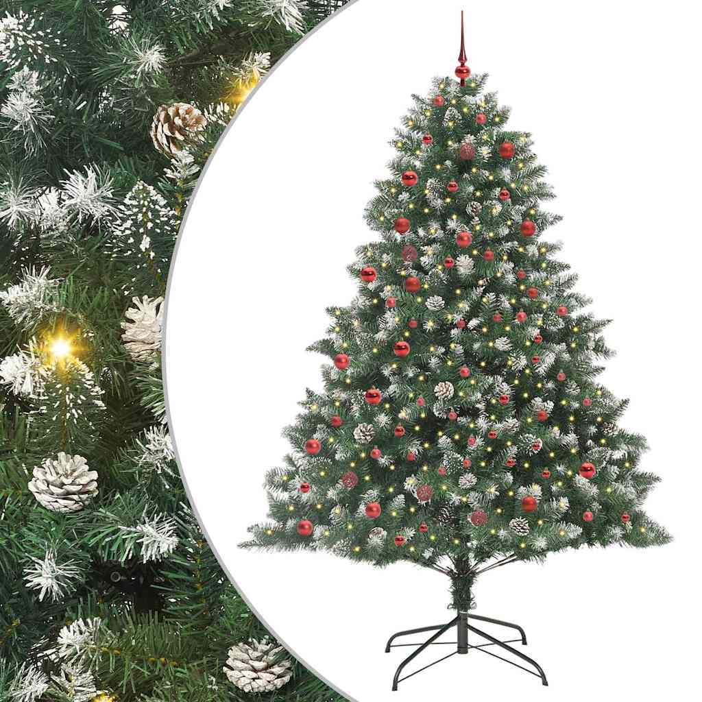 Artificial Christmas Tree with Stand Green 140 x 140 x 210 cm