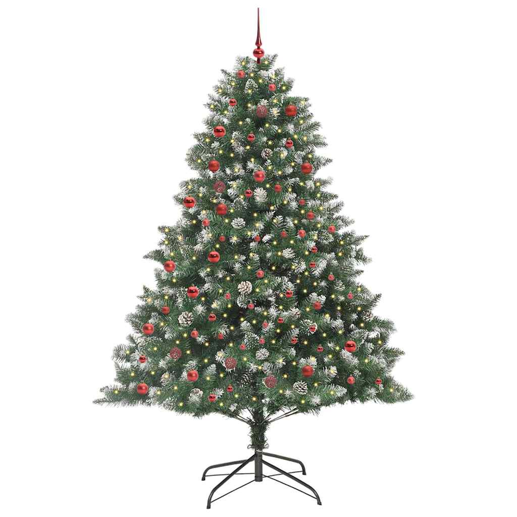Artificial Christmas Tree with Stand Green 140 x 140 x 210 cm