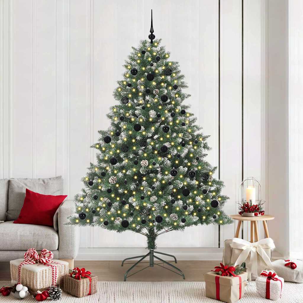 Artificial Christmas Tree with Stand Green 140 x 140 x 210 cm