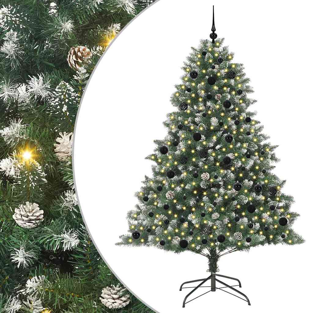 Artificial Christmas Tree with Stand Green 140 x 140 x 210 cm