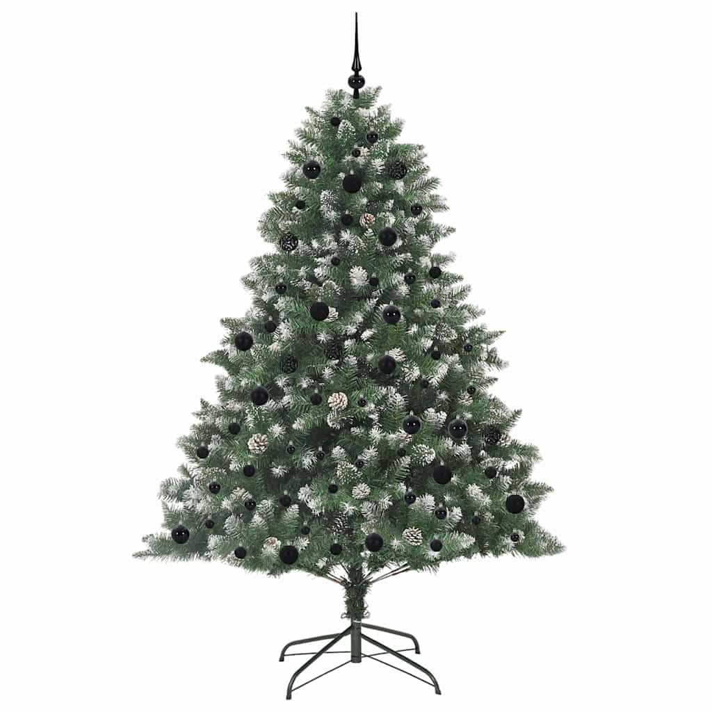 Artificial Christmas Tree with Stand Green 140 x 140 x 210 cm