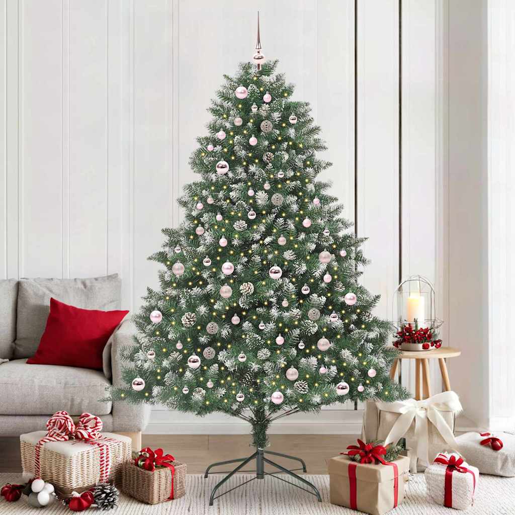 Artificial Christmas Tree with Stand Green 140 x 140 x 210 cm