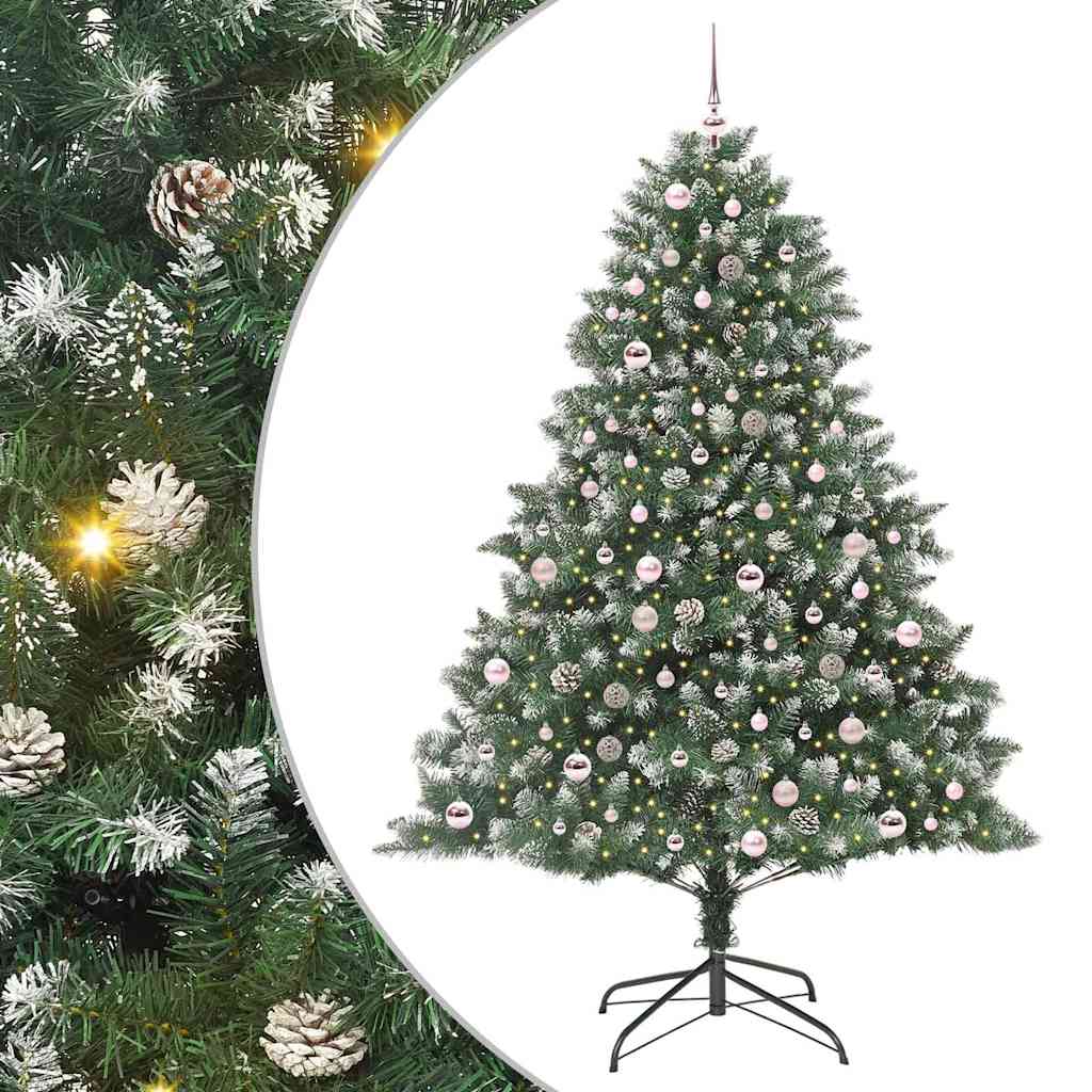 Artificial Christmas Tree with Stand Green 140 x 140 x 210 cm