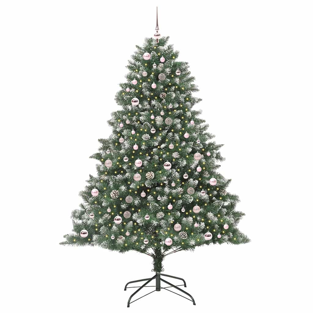 Artificial Christmas Tree with Stand Green 140 x 140 x 210 cm