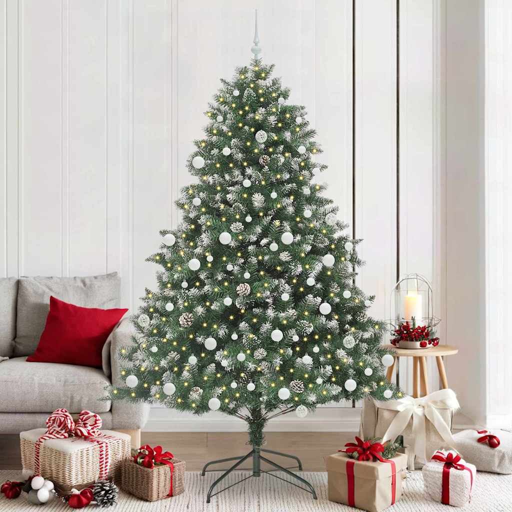 Artificial Christmas Tree with Stand Green 140 x 140 x 210 cm
