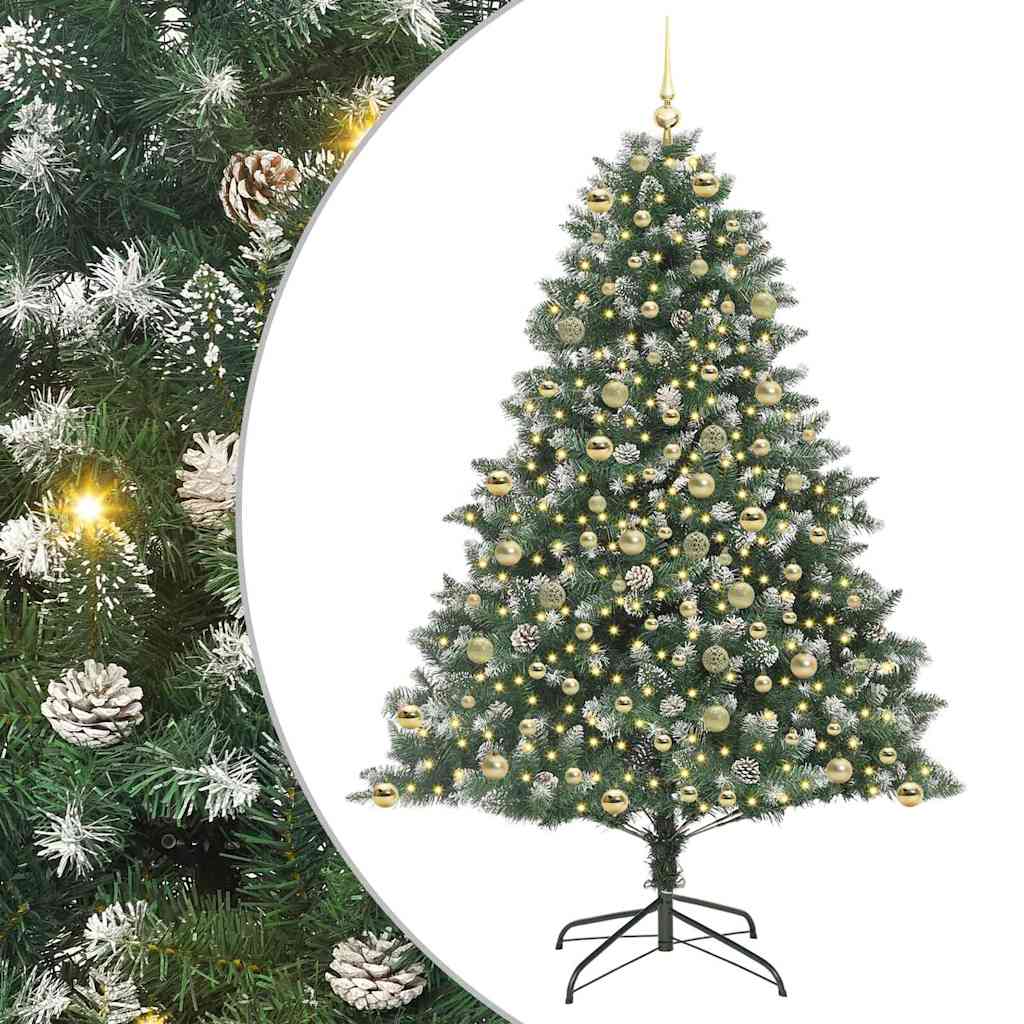 Artificial Christmas Tree with Stand Green 140 x 140 x 210 cm