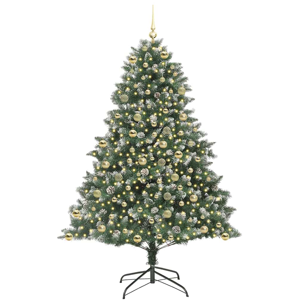 Artificial Christmas Tree with Stand Green 140 x 140 x 210 cm