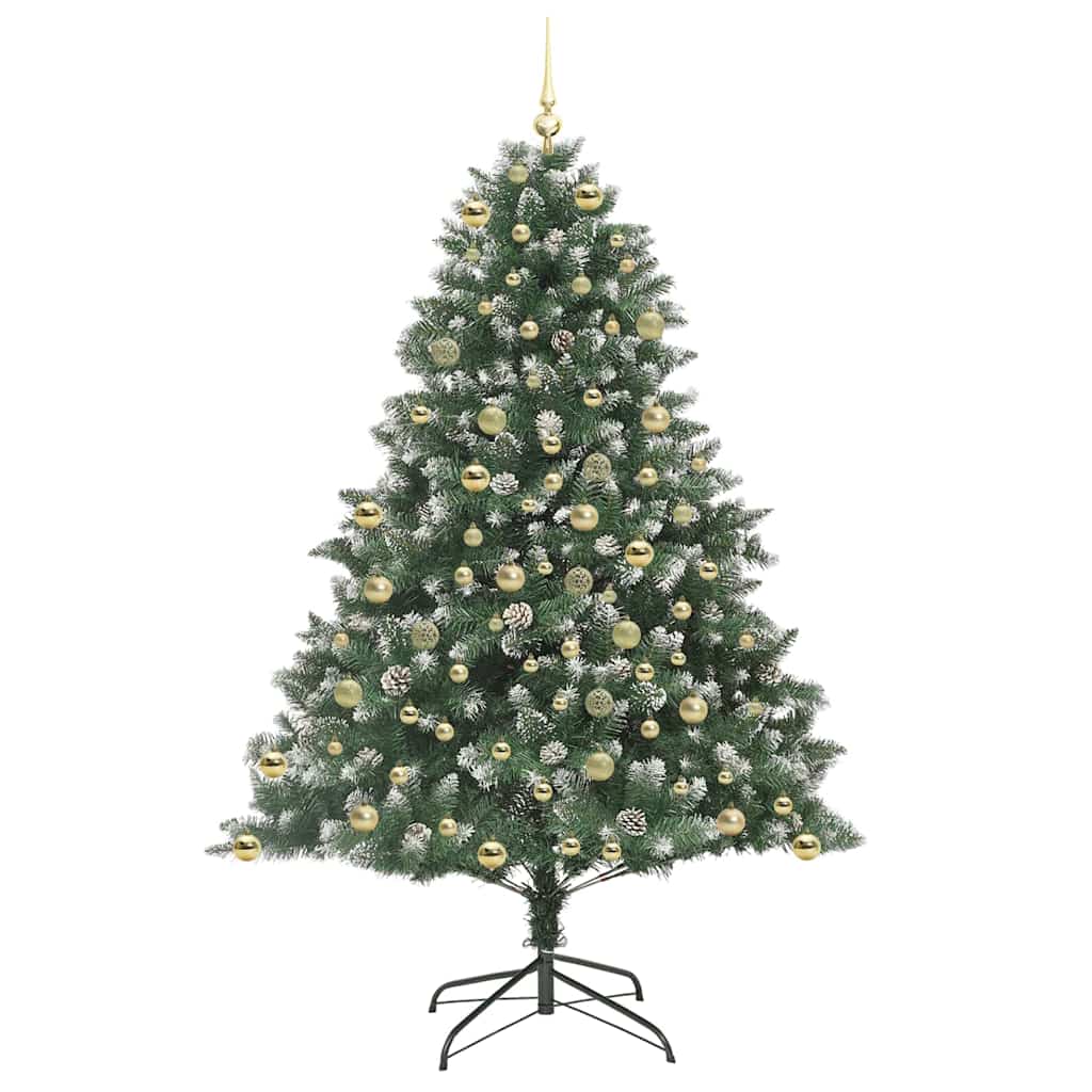 Artificial Christmas Tree with Stand Green 140 x 140 x 210 cm
