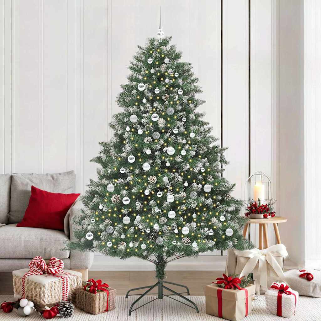 Artificial Christmas Tree with Stand Green 140 x 140 x 210 cm
