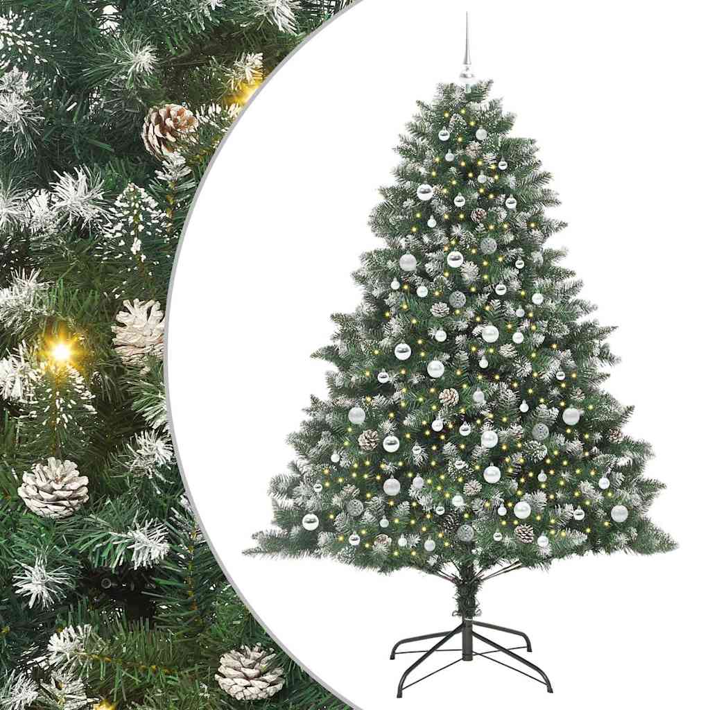 Artificial Christmas Tree with Stand Green 140 x 140 x 210 cm