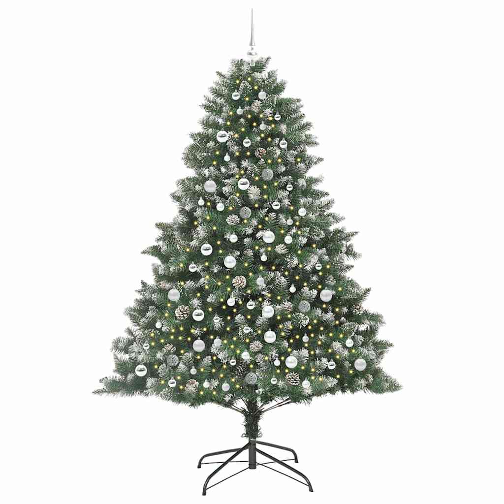 Artificial Christmas Tree with Stand Green 140 x 140 x 210 cm