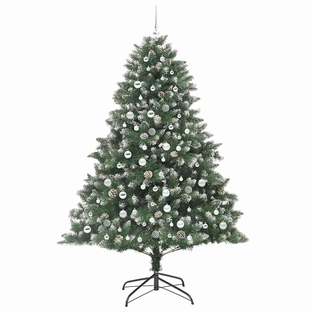 Artificial Christmas Tree with Stand Green 140 x 140 x 210 cm