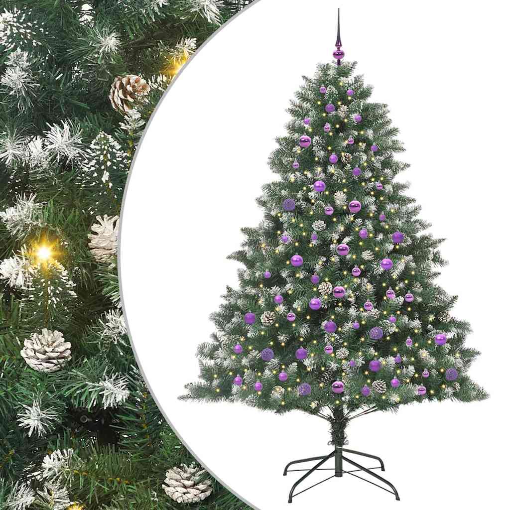 Artificial Christmas Tree with Stand Green 140 x 140 x 210 cm