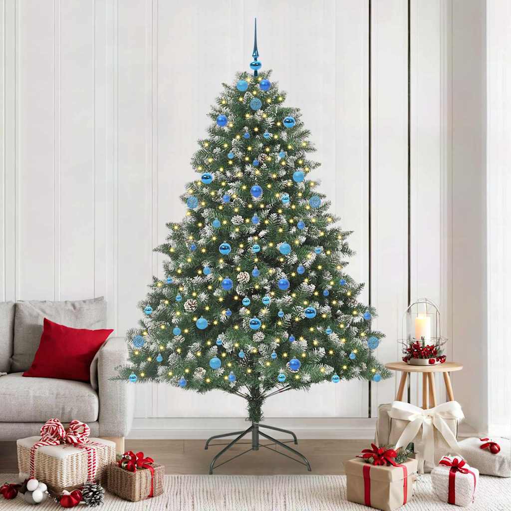 Artificial Christmas Tree with Stand Green 140 x 140 x 210 cm