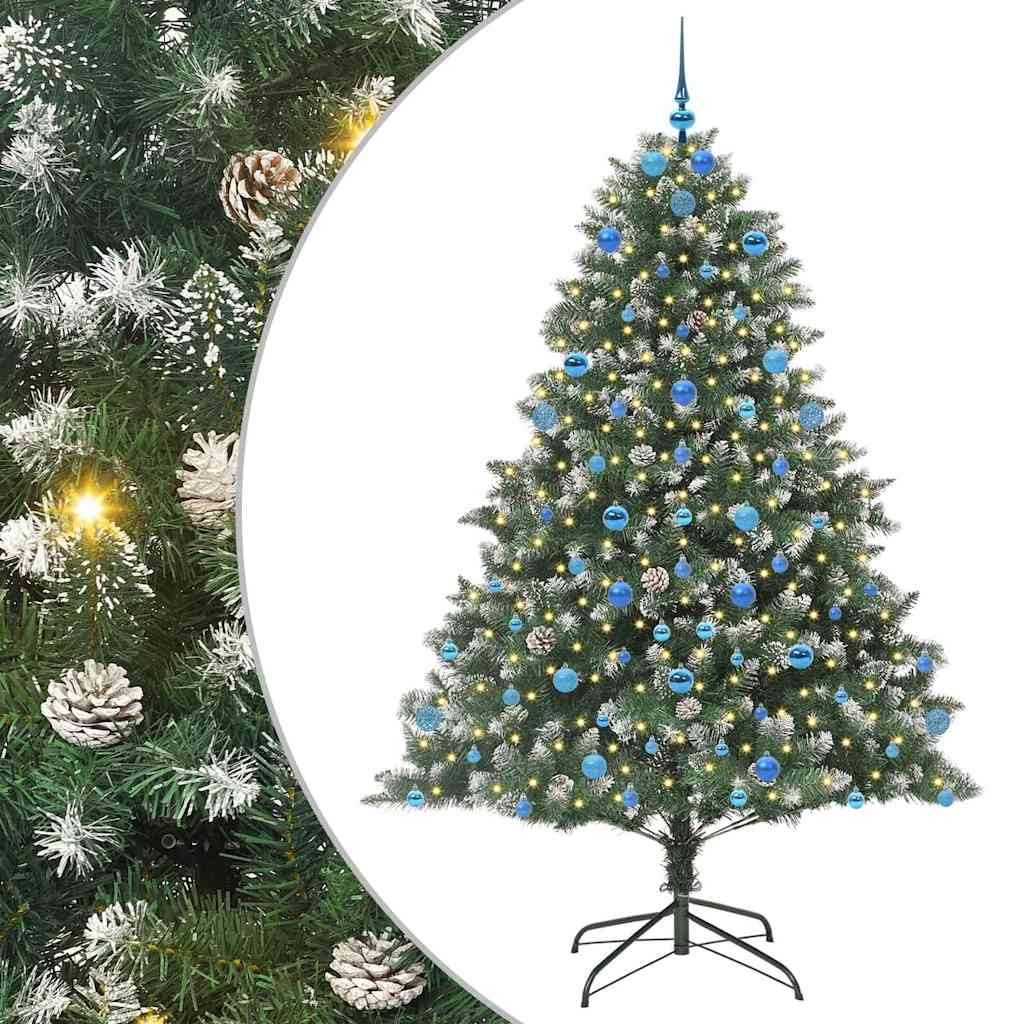 Artificial Christmas Tree with Stand Green 140 x 140 x 210 cm