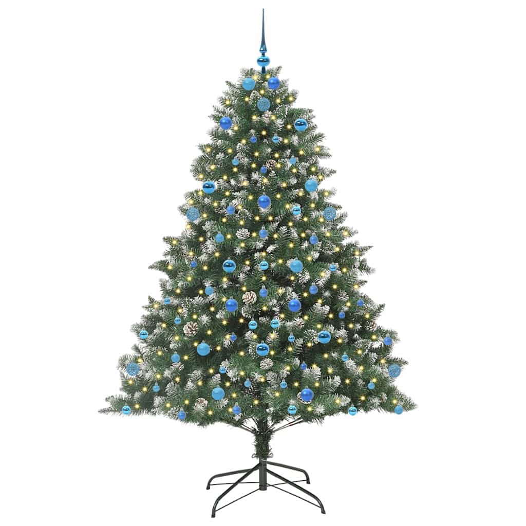 Artificial Christmas Tree with Stand Green 140 x 140 x 210 cm