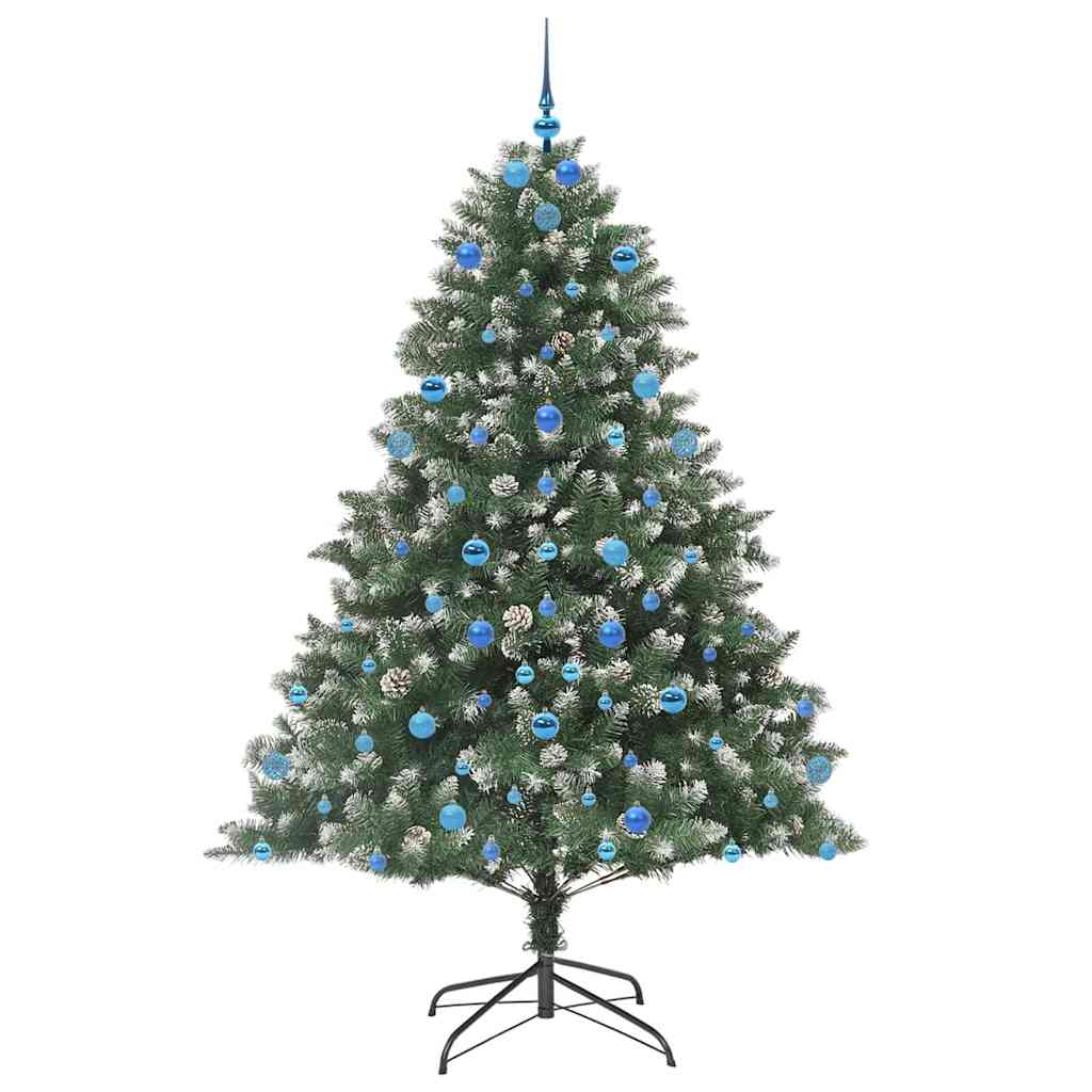 Artificial Christmas Tree with Stand Green 140 x 140 x 210 cm