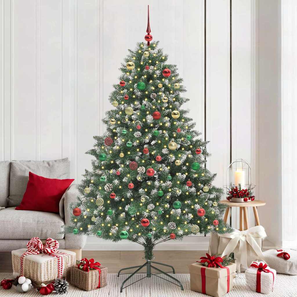Artificial Christmas Tree with Stand Green 140 x 140 x 210 cm