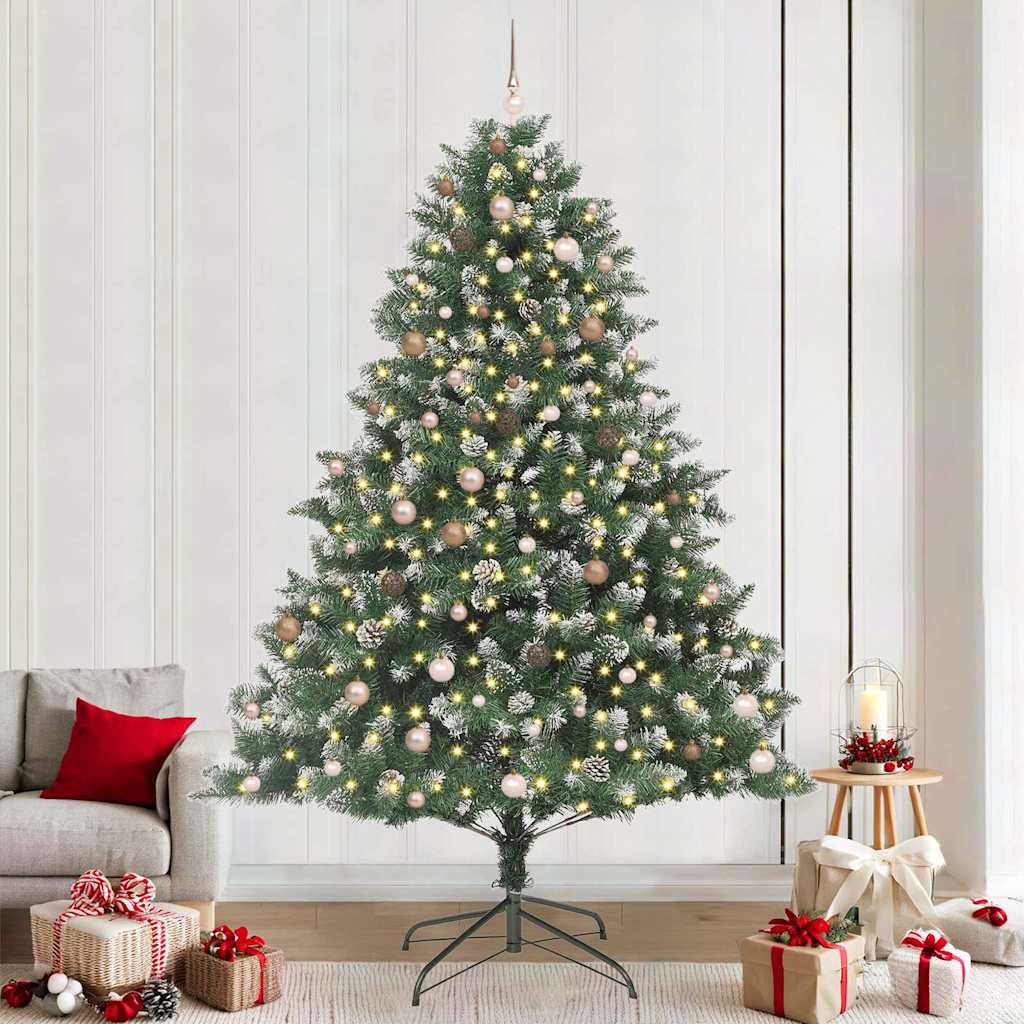 Artificial Christmas Tree with Stand Green 160 x 160 x 240 cm