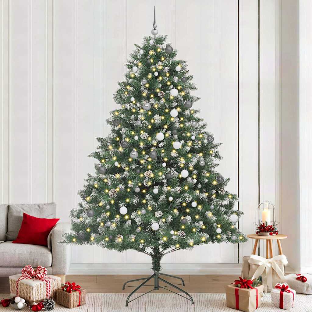 Artificial Christmas Tree with Stand Green 160 x 160 x 240 cm
