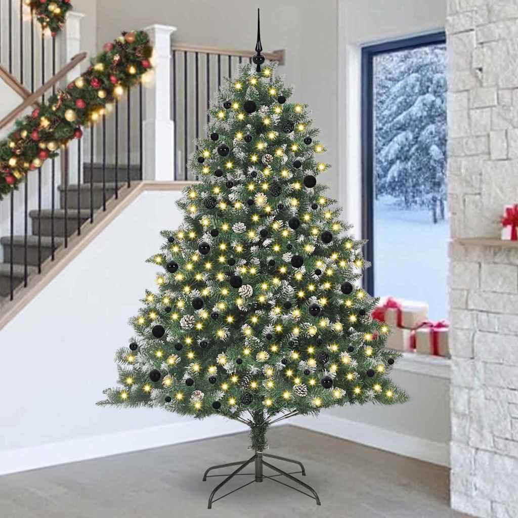 Artificial Christmas Tree with Stand Green 160 x 160 x 240 cm