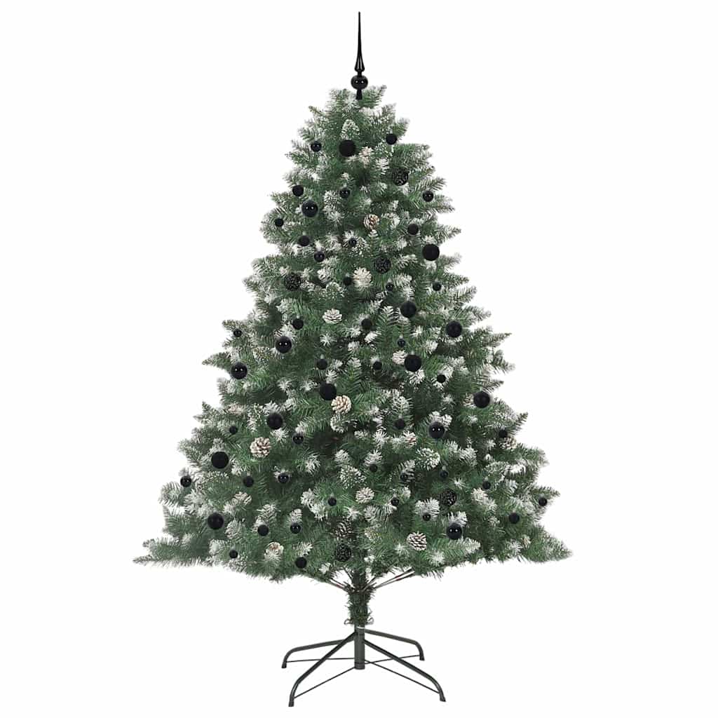 Artificial Christmas Tree with Stand Green 160 x 160 x 240 cm