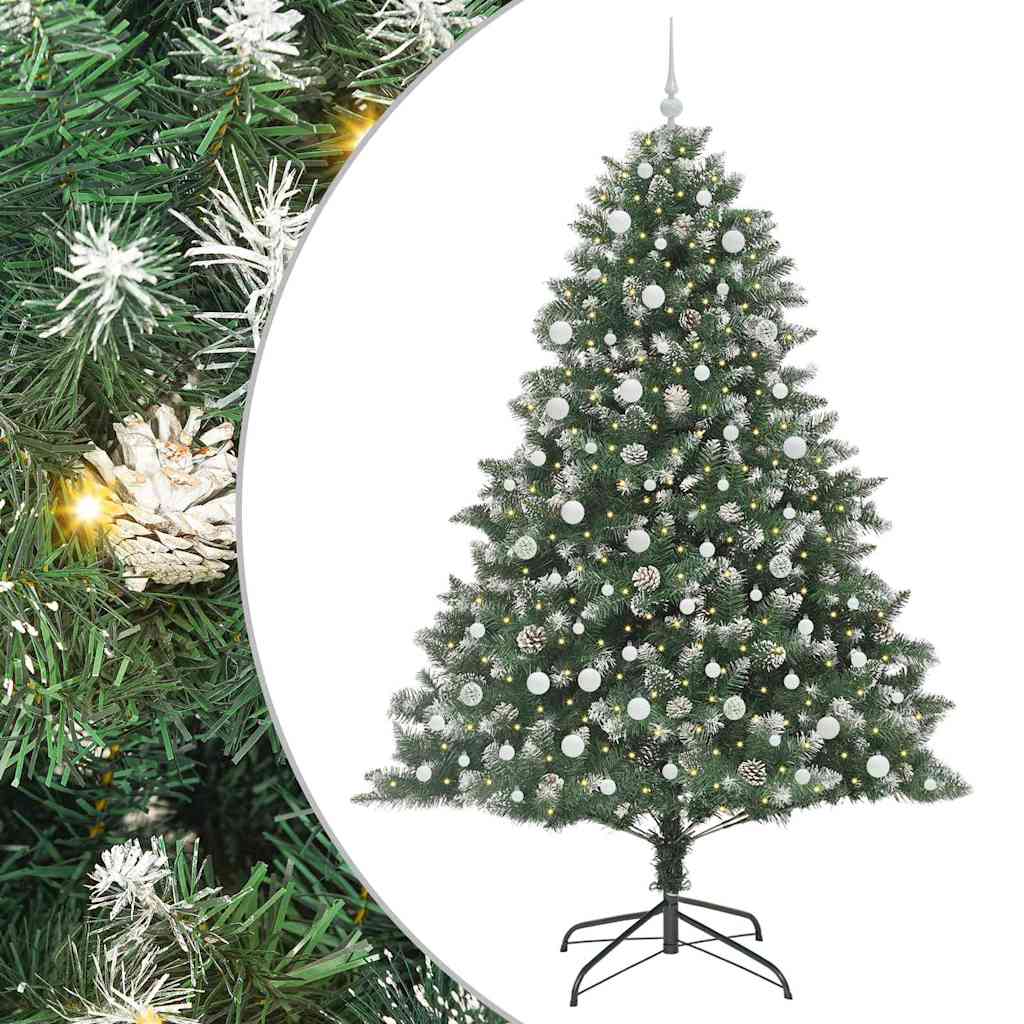 Artificial Christmas Tree with Stand Green 160 x 160 x 240 cm