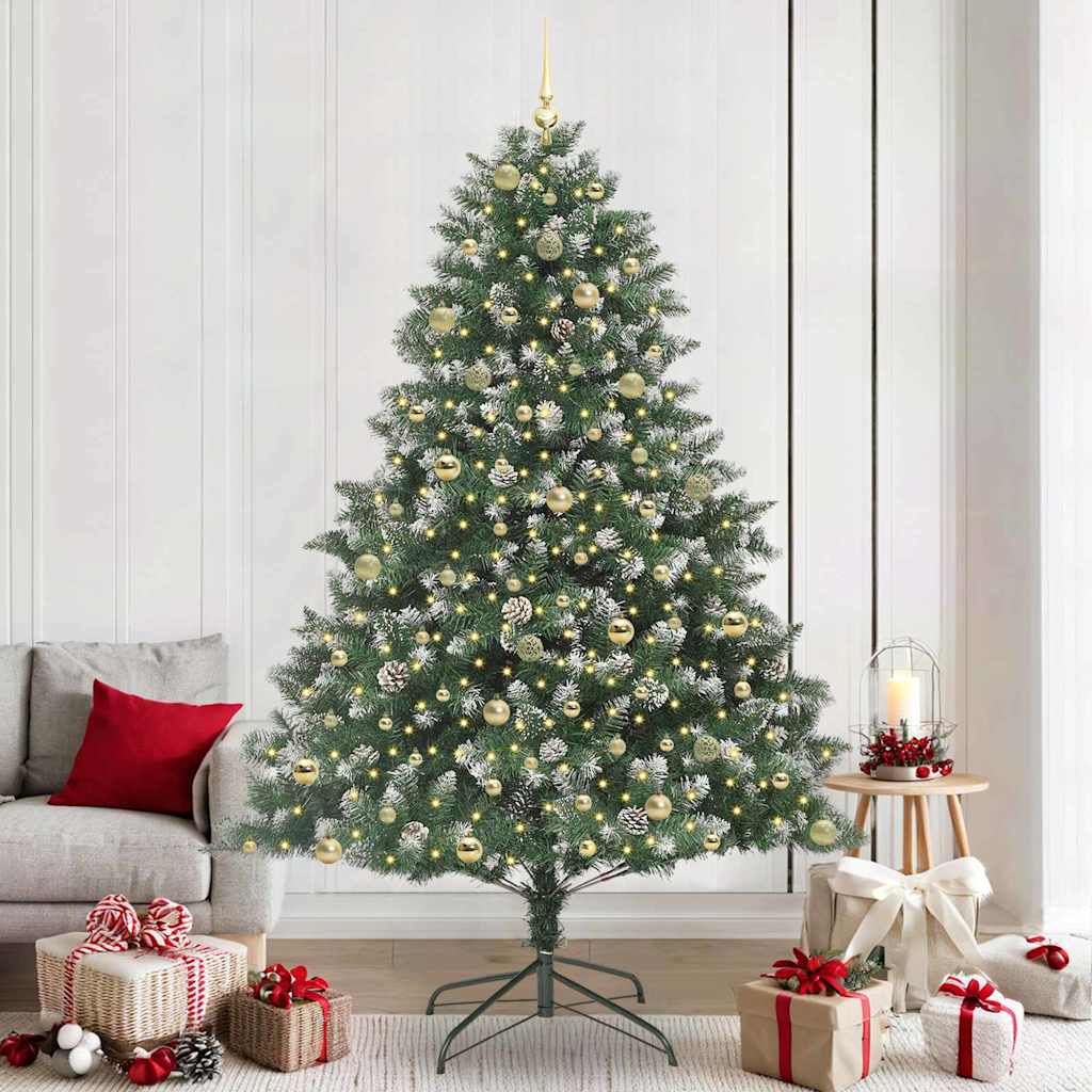 Artificial Christmas Tree with Stand Green 160 x 160 x 240 cm