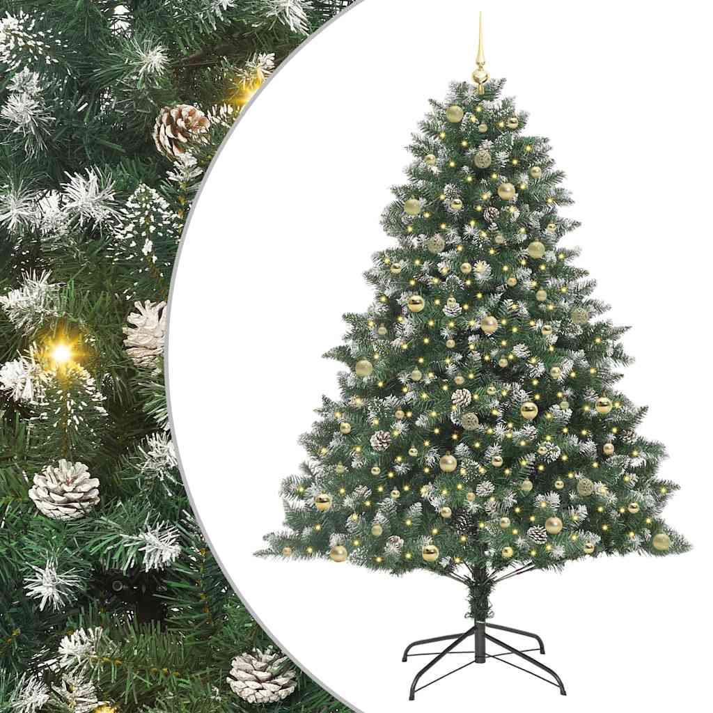 Artificial Christmas Tree with Stand Green 160 x 160 x 240 cm