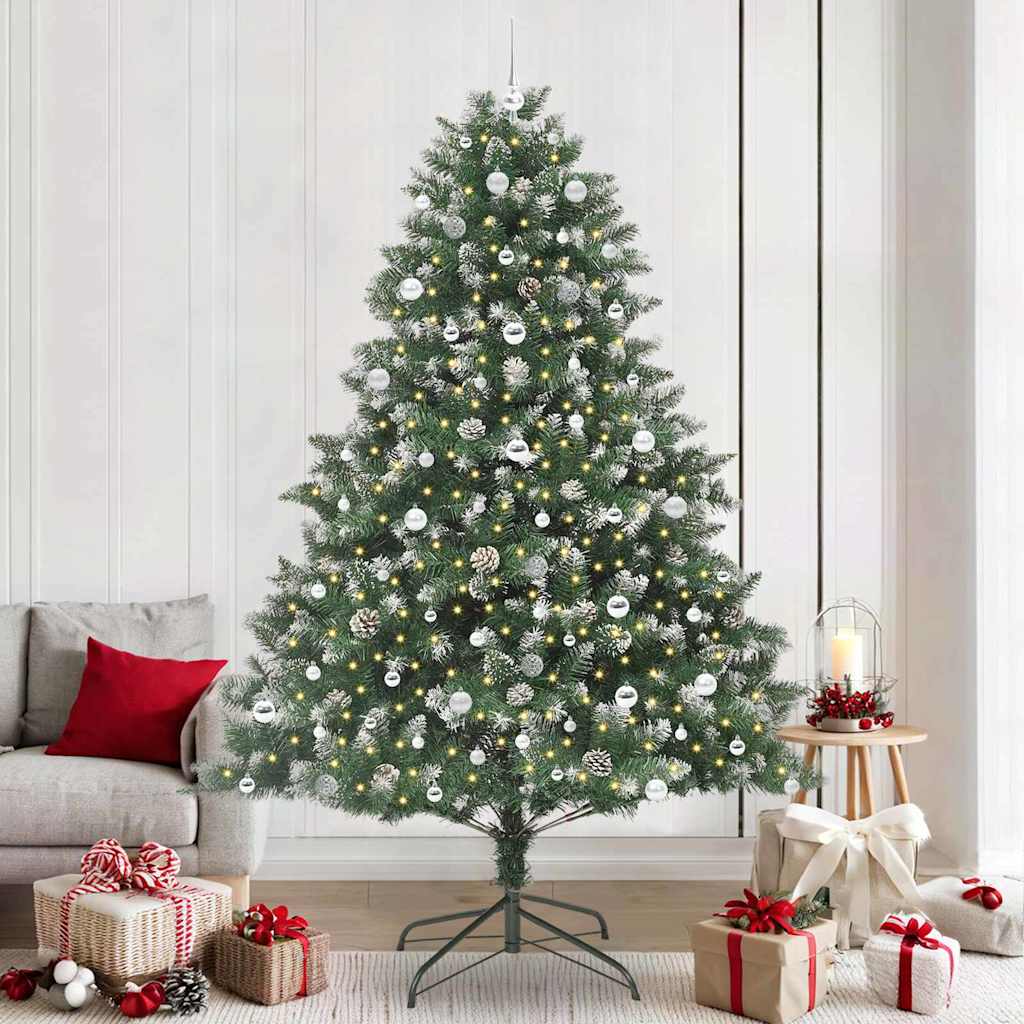 Artificial Christmas Tree with Stand Green 160 x 160 x 240 cm