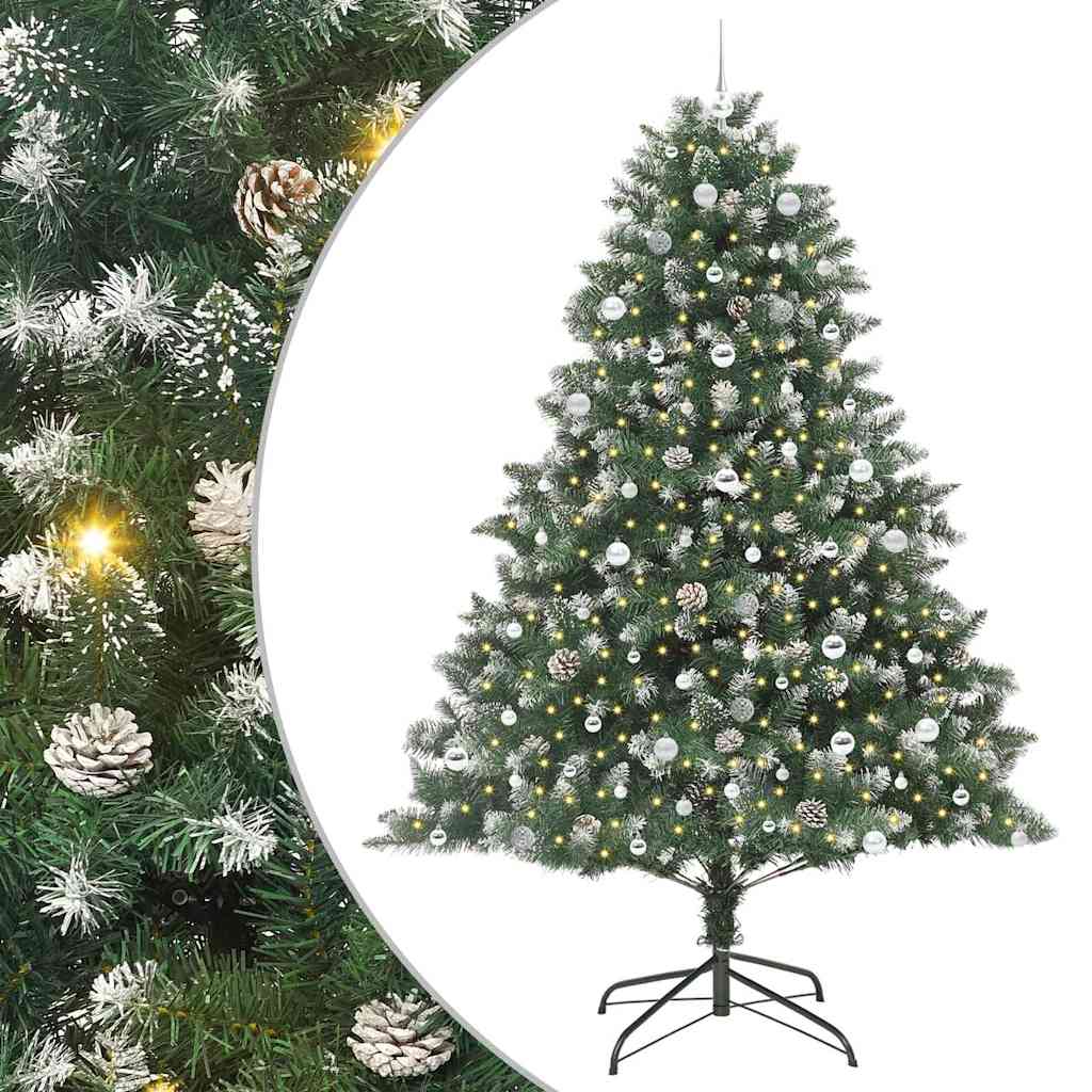 Artificial Christmas Tree with Stand Green 160 x 160 x 240 cm