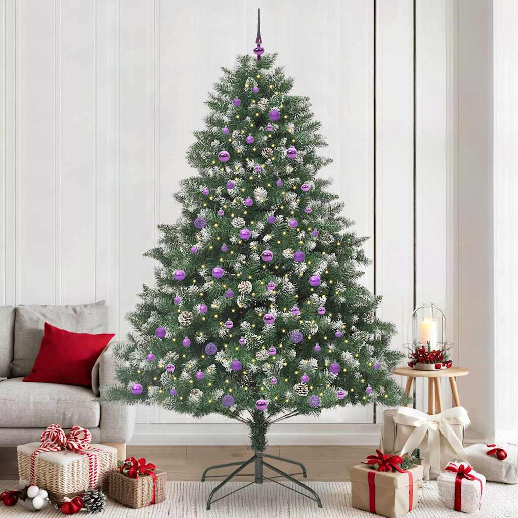 Artificial Christmas Tree with Stand Green 160 x 160 x 240 cm