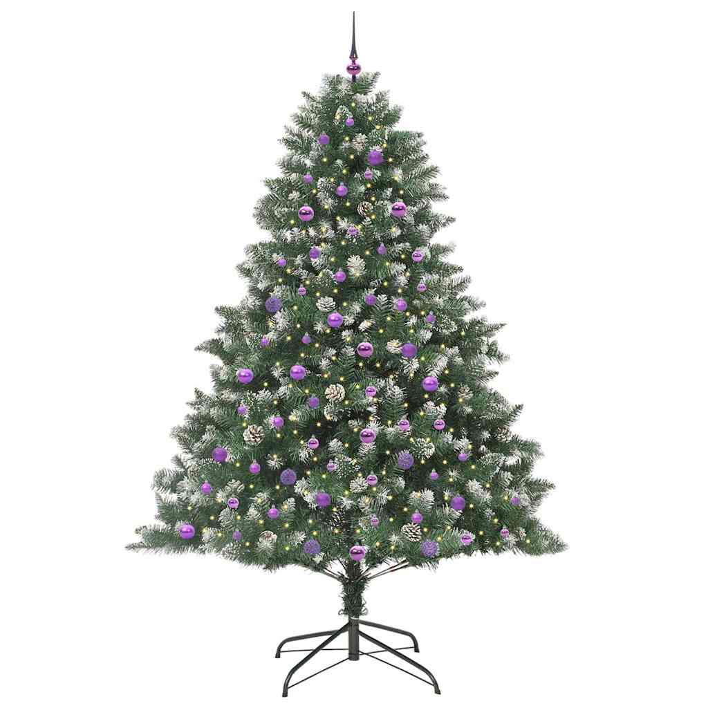Artificial Christmas Tree with Stand Green 160 x 160 x 240 cm
