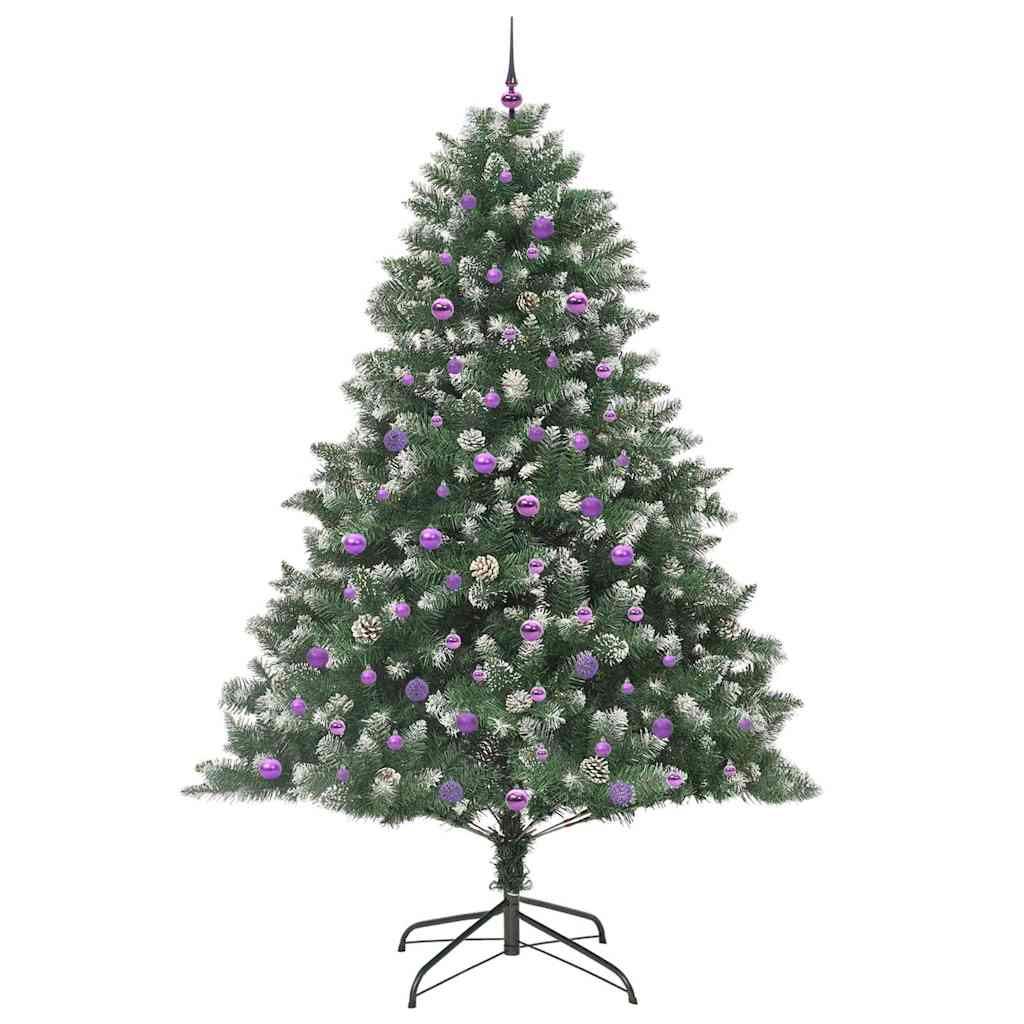 Artificial Christmas Tree with Stand Green 160 x 160 x 240 cm