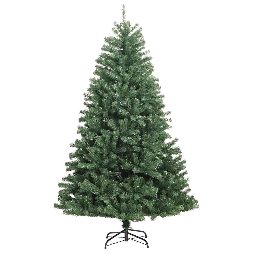 Artificial Hinged Christmas Tree Green 300 cm PVC and Metal