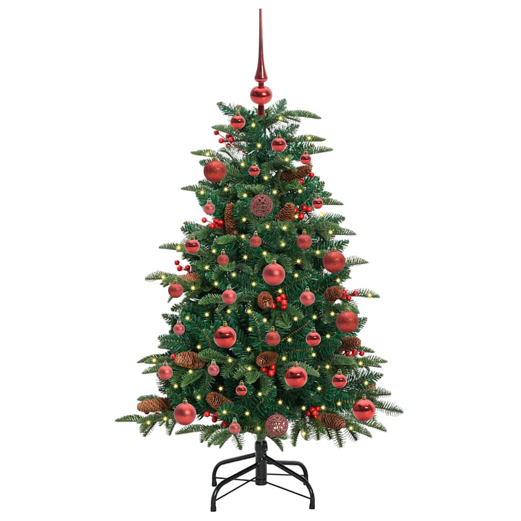 Artificial Christmas Tree with 150 LEDs with Stand Green 120 cm